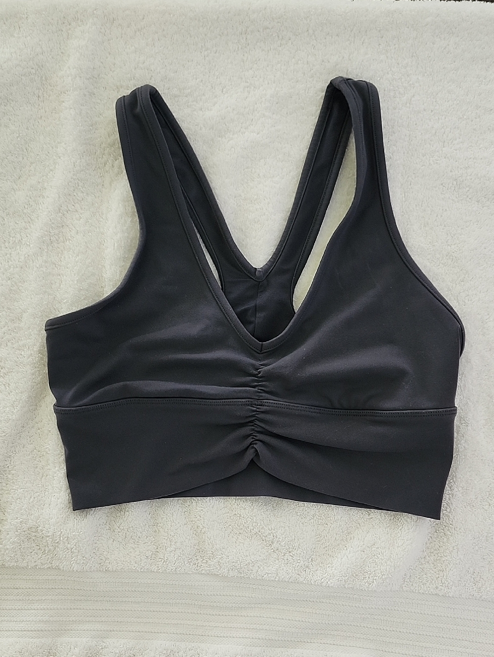 ALO Yoga Wild Thing Sports Bra - Gray